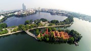Hà Nội: Đài phun nước cao 200m ở Hồ Tây trông thế nào?
